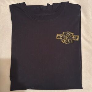 🔥 Harley Davidson Distressed Logo Shirt